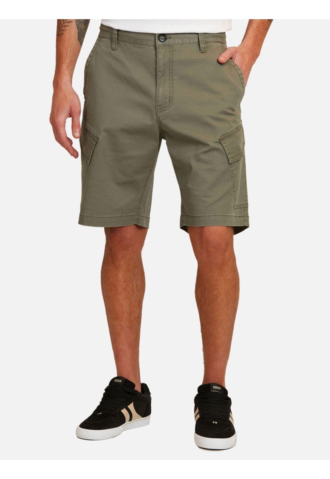 Bermuda Frickin Chino Short Hombre Verde Volcom-0