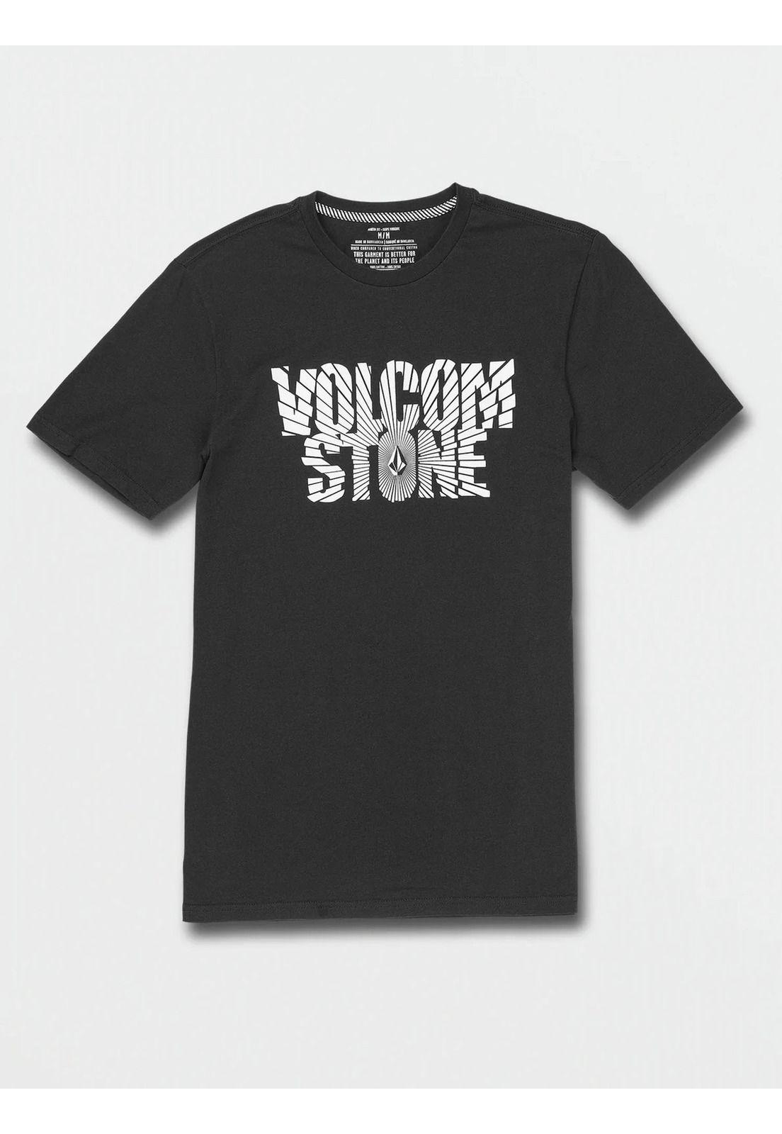 Polera SHATTERED SS TEE Hombre Negro Volcom-1