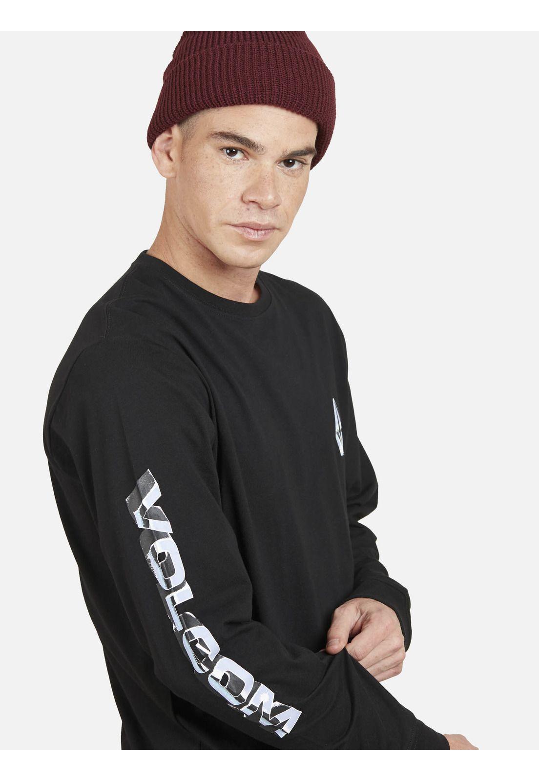 Polera RIDER FZ Hombre Negro Volcom-3