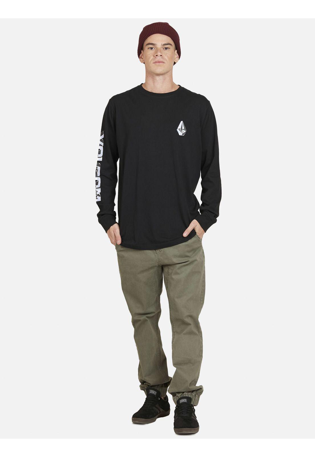 Polera RIDER FZ Hombre Negro Volcom-4
