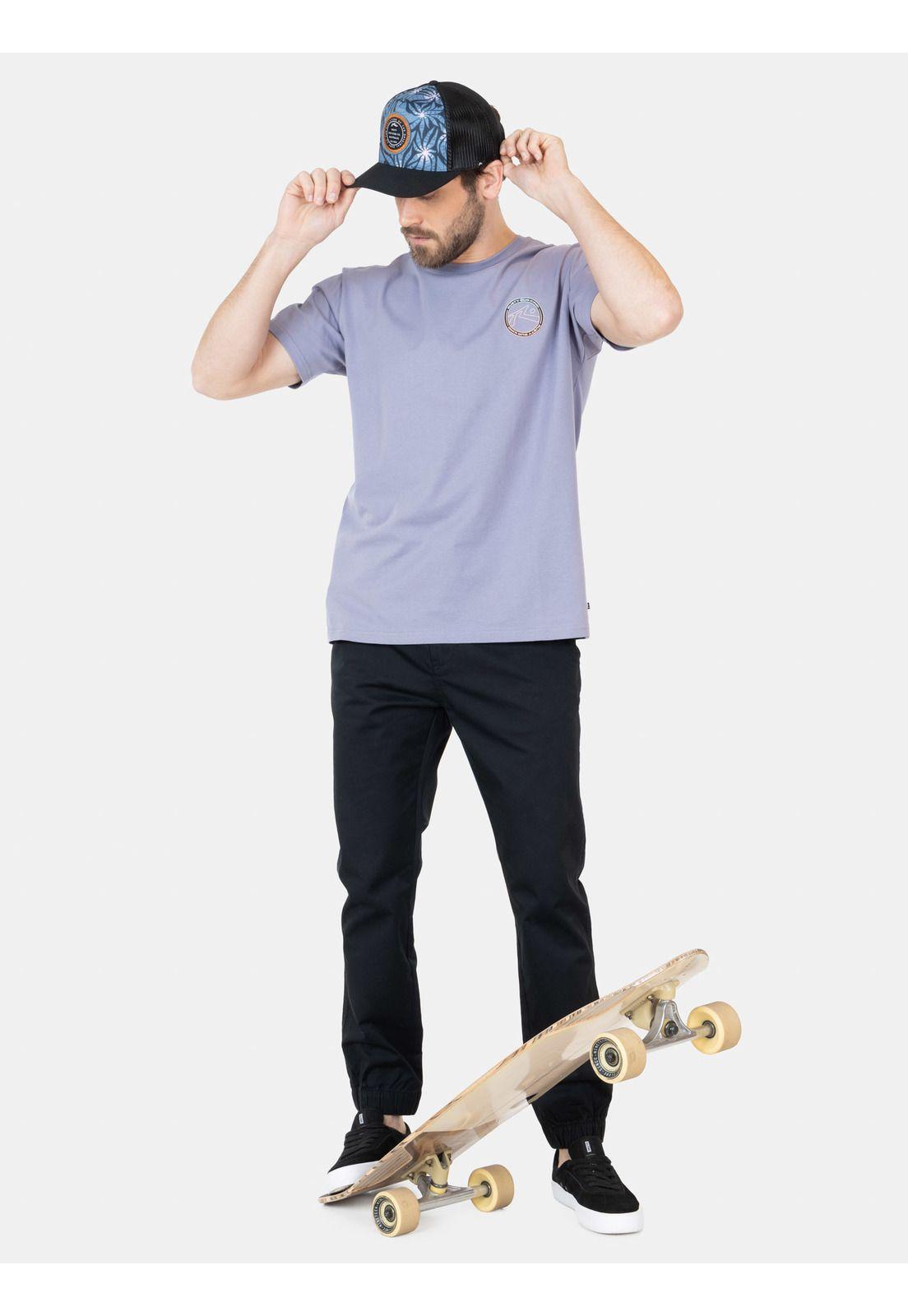 Polera MC Crash Morado Hombre Rusty-3