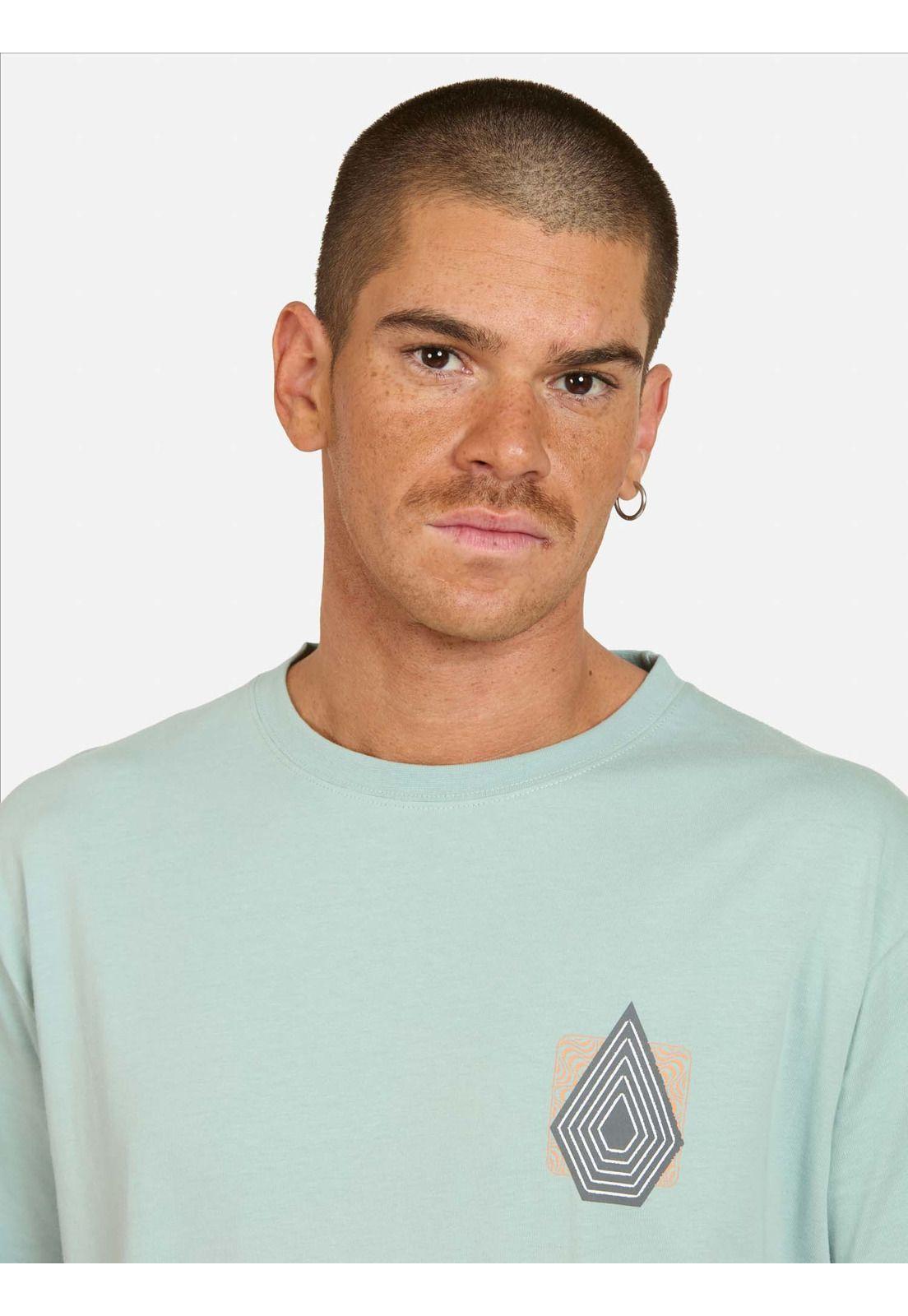 Polera MC Plated Azul Hombre Volcom-2