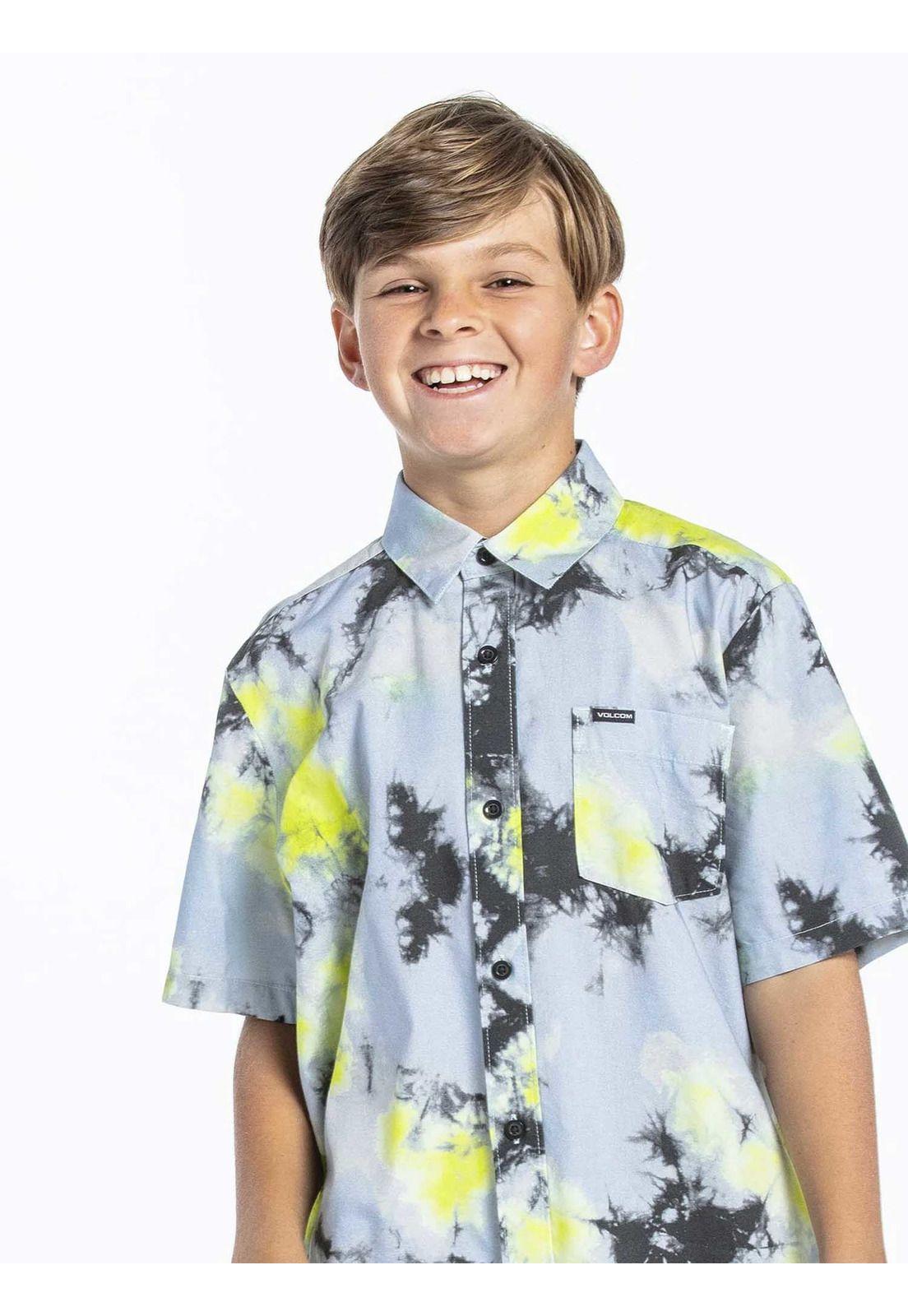 Camisa SATURATE SS Juvenil Multicolor Volcom-1