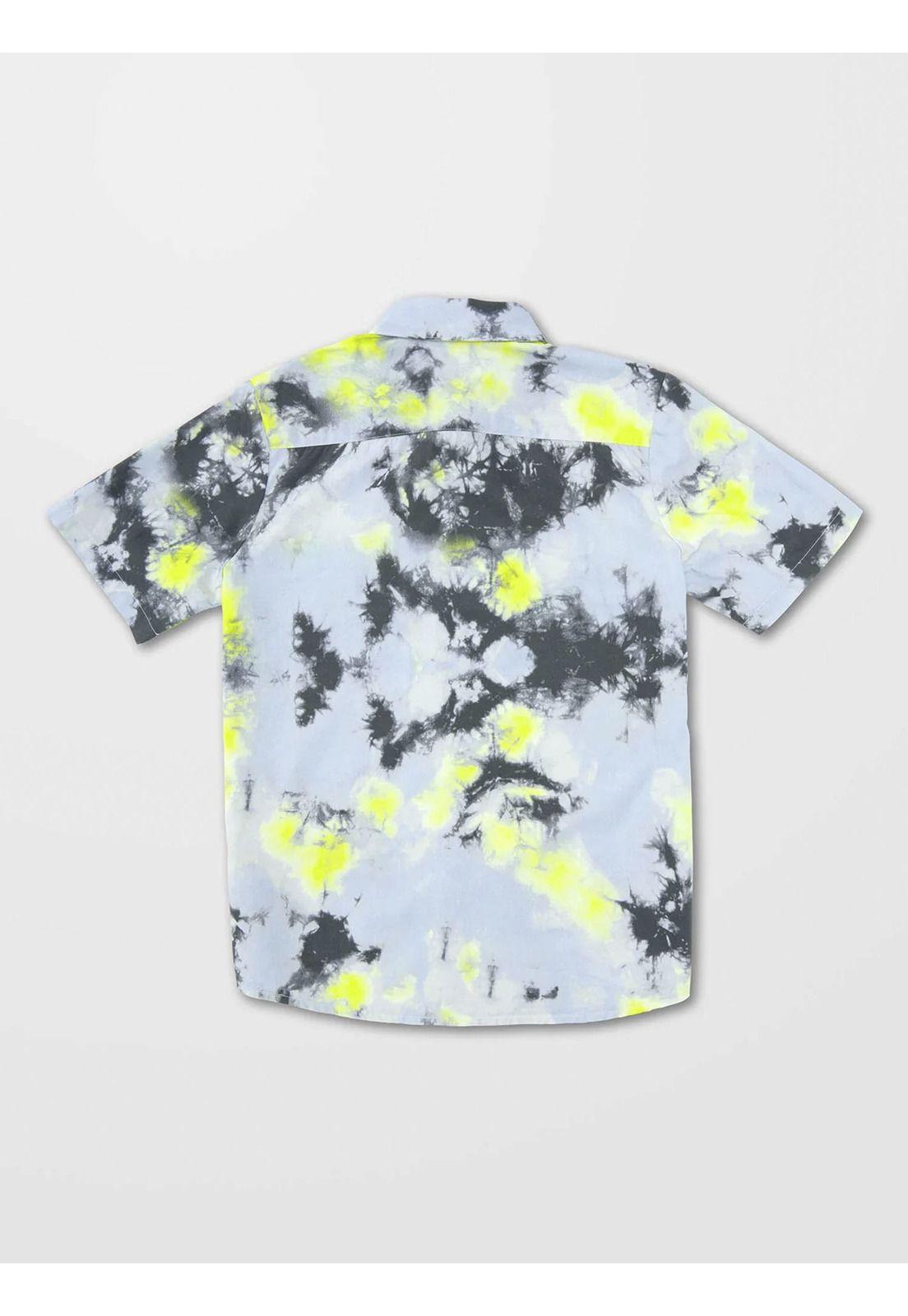 Camisa SATURATE SS Juvenil Multicolor Volcom-3