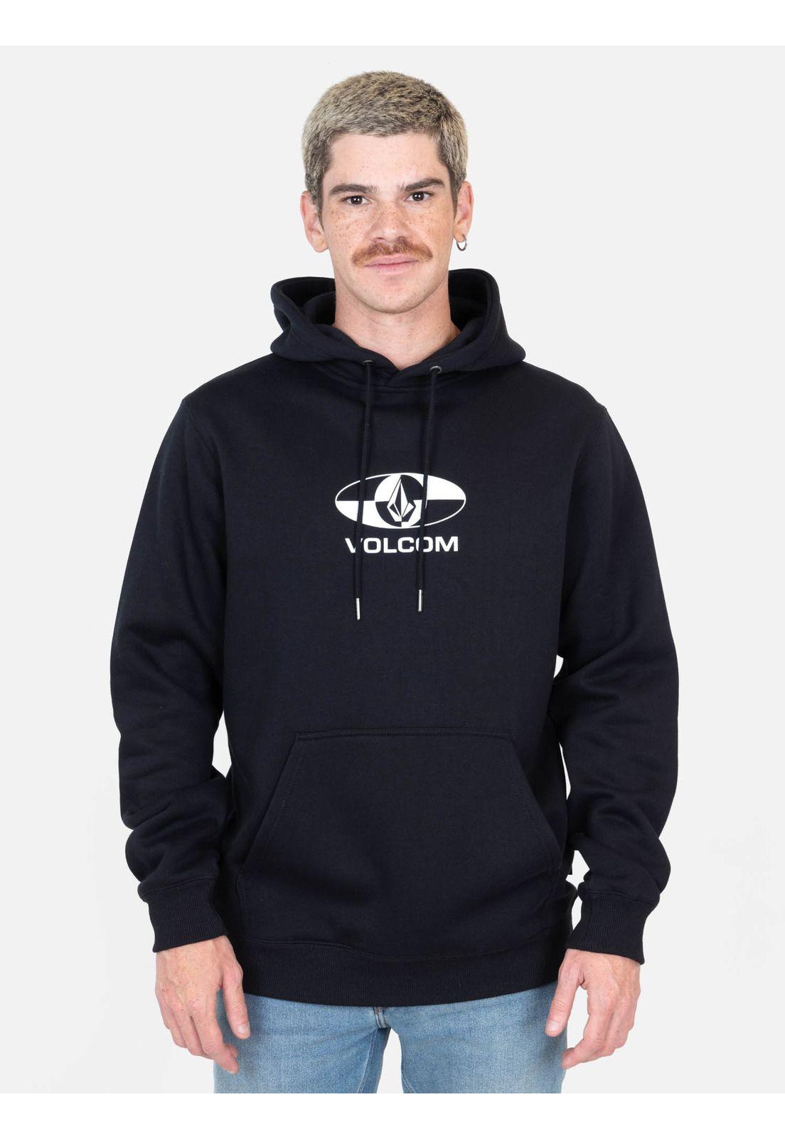 Poleron Racer Negro Hombre Volcom-0