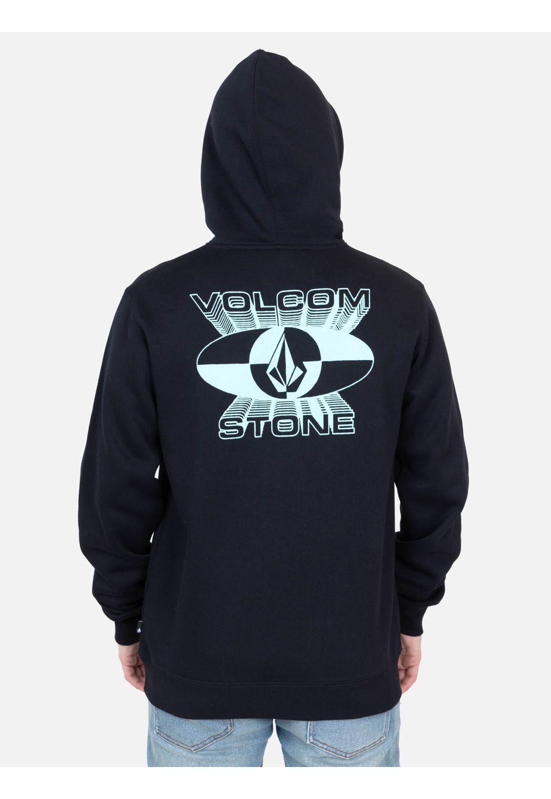 Poleron Racer Negro Hombre Volcom-1