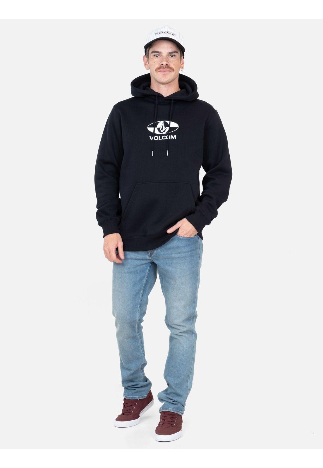 Poleron Racer Negro Hombre Volcom-3