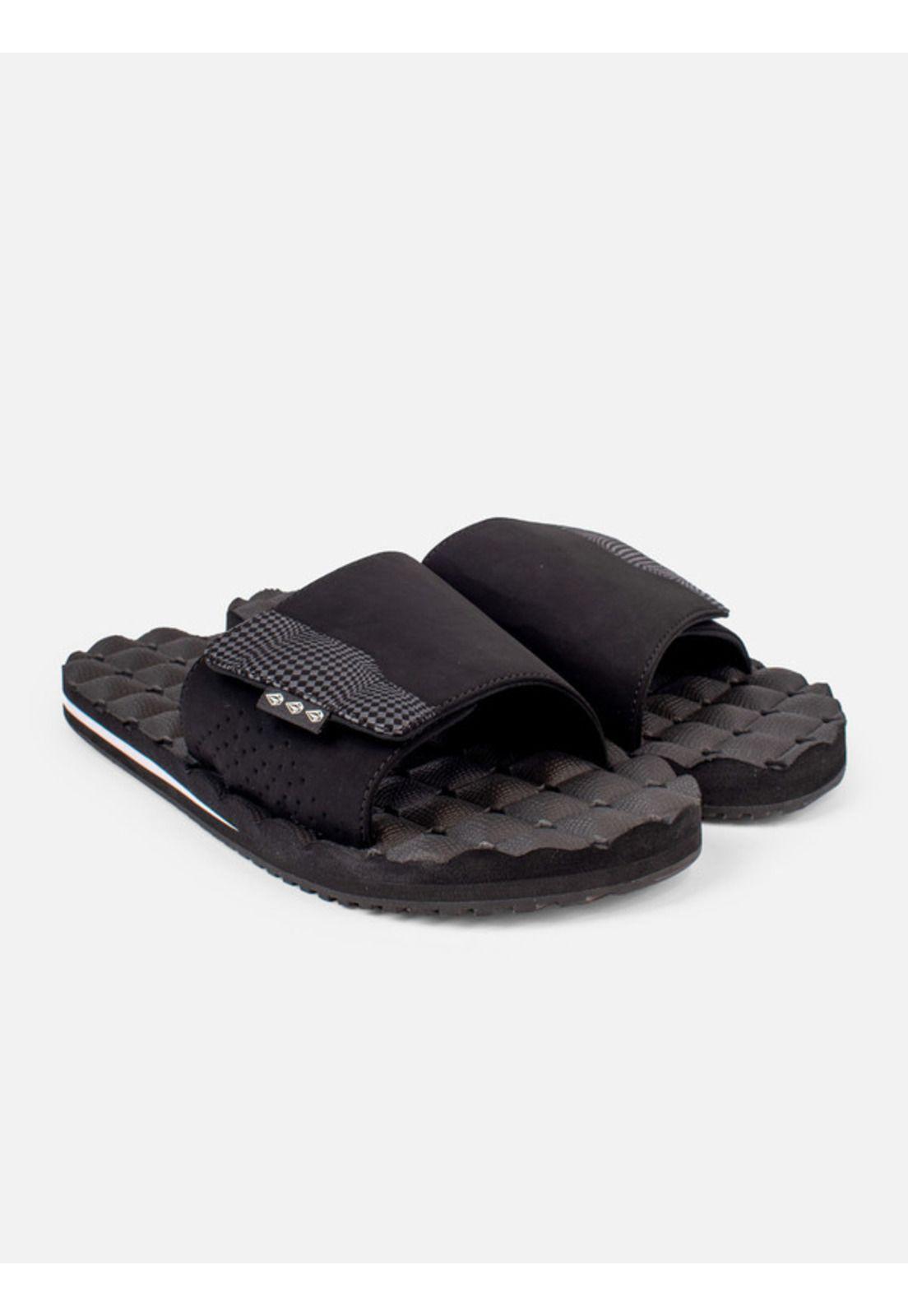 Sandalias Recliner Slide Negro Hombre Volcom-0