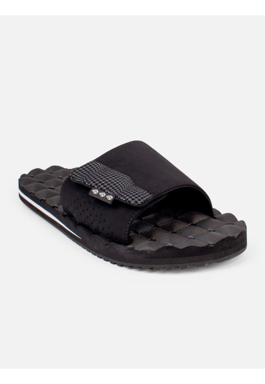 Sandalias Recliner Slide Negro Hombre Volcom-1