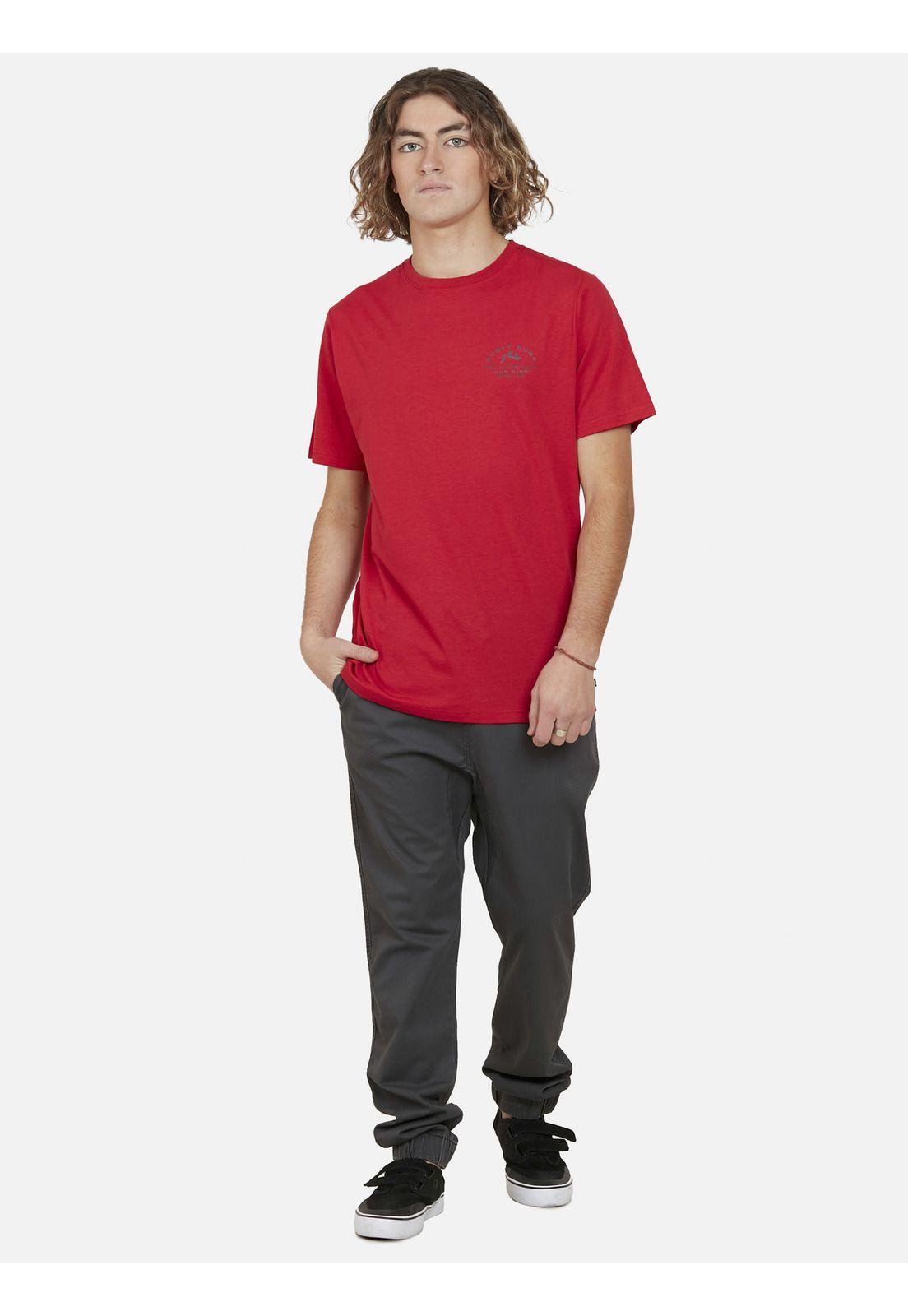 Polera Our Kind SS tee Hombre Rojo Rusty-2