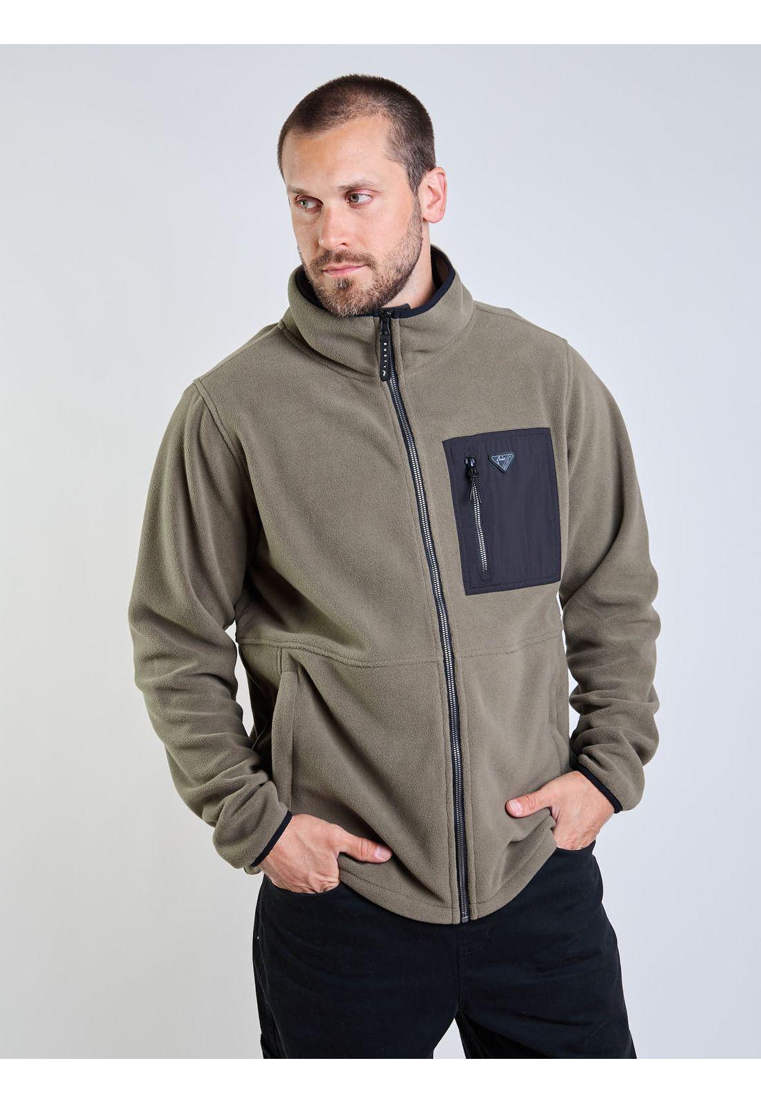 Poleron Polar Ripmark Verde Hombre Rusty-5