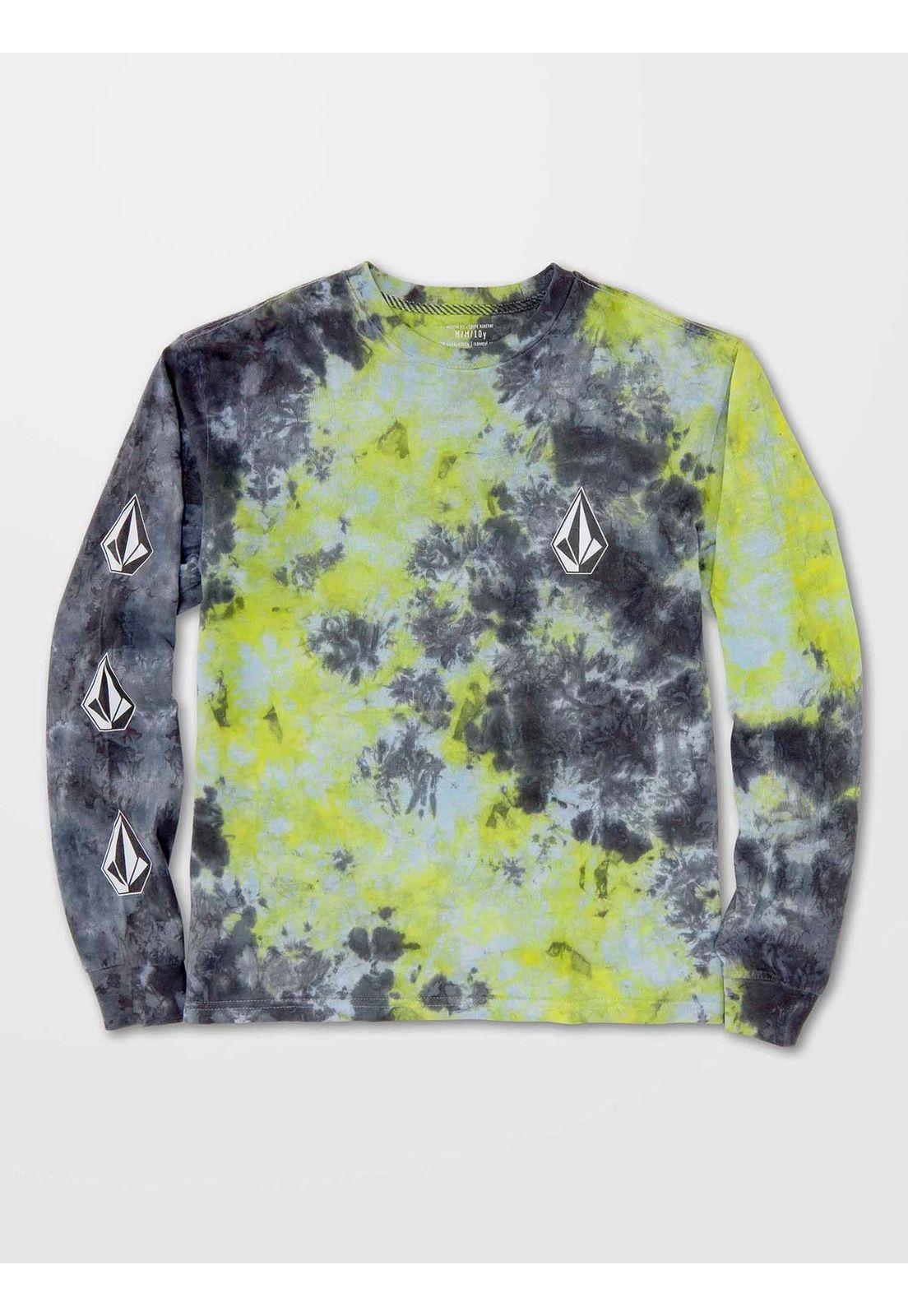 Polera ICONIC DYE LS Infantil Multicolor Volcom-0