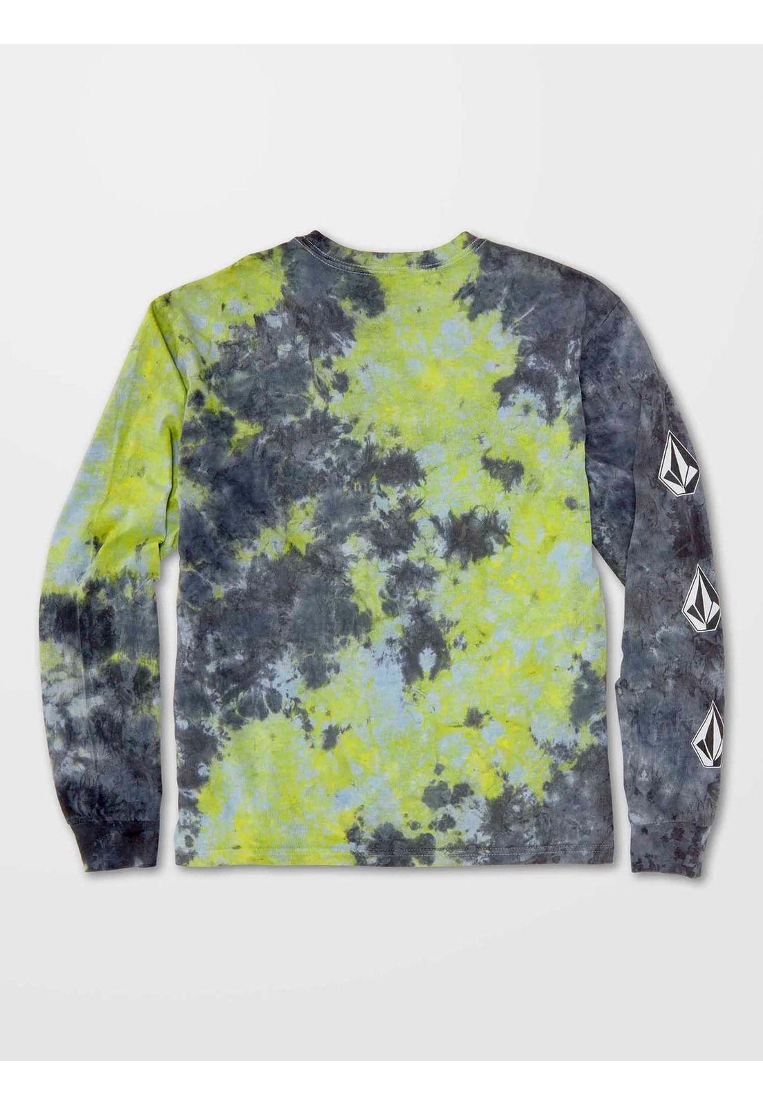 Polera ICONIC DYE LS Infantil Multicolor Volcom-1