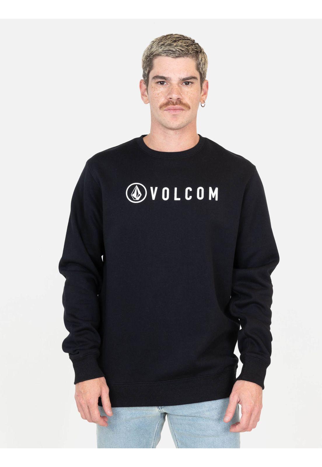 Poleron Eclipse Negro Hombre Volcom-0