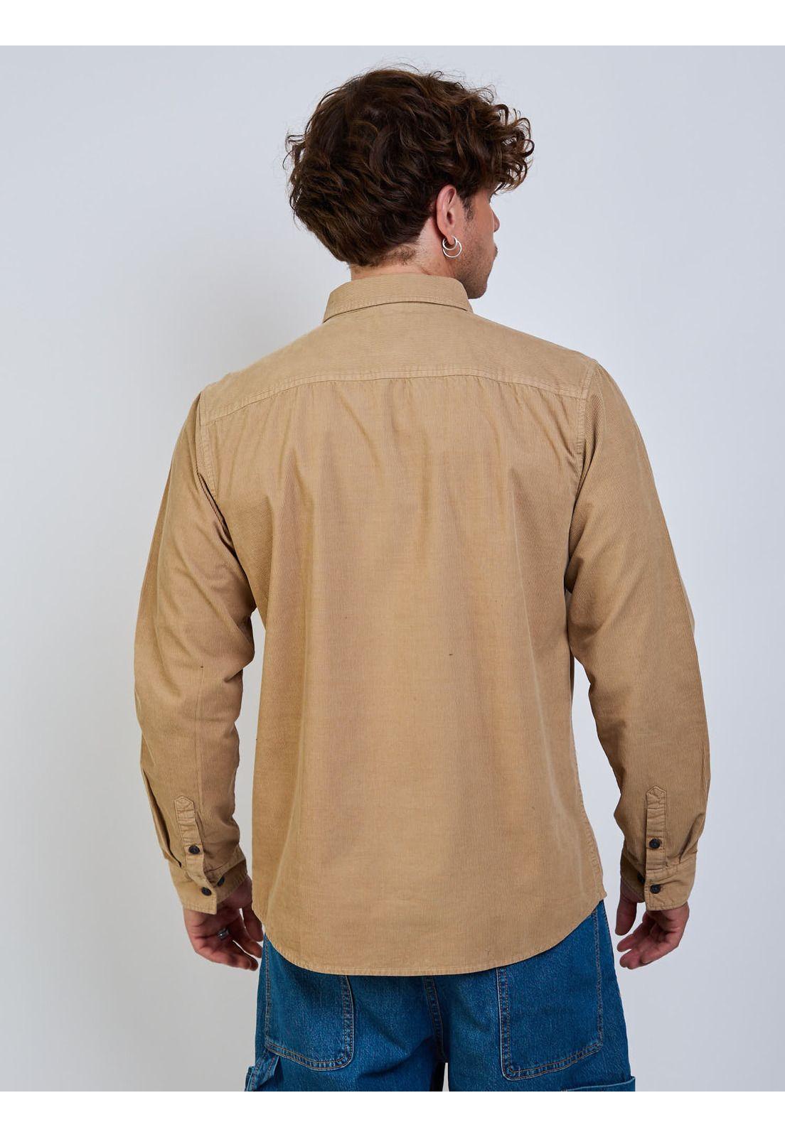 Camisa ML Voltage Café Hombre Volcom-1