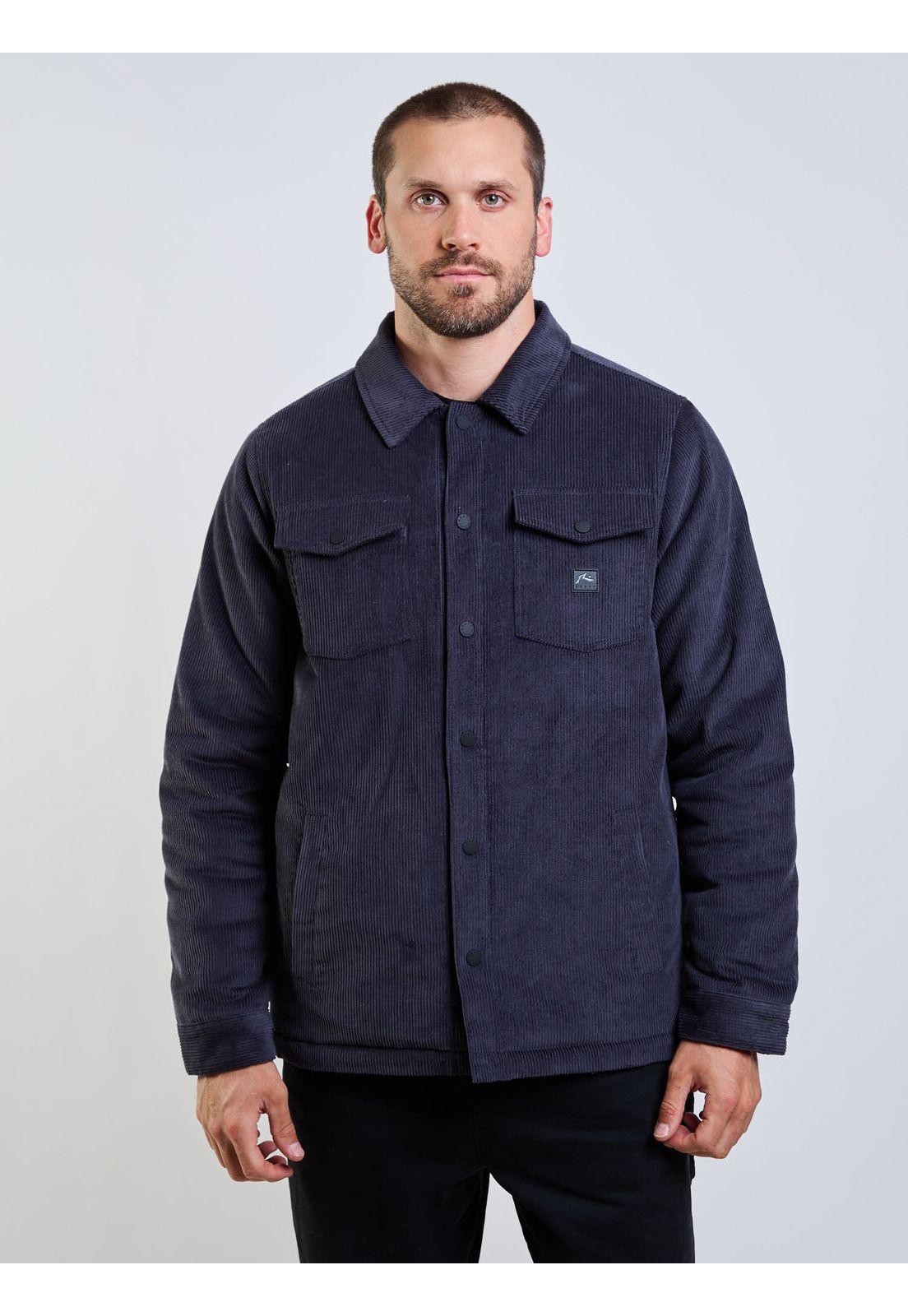Jacket Static Surf Gris Hombre Rusty-0