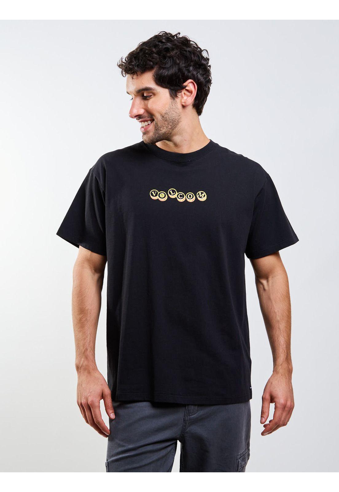 Polera MC Veevo Negro Hombre Volcom-4