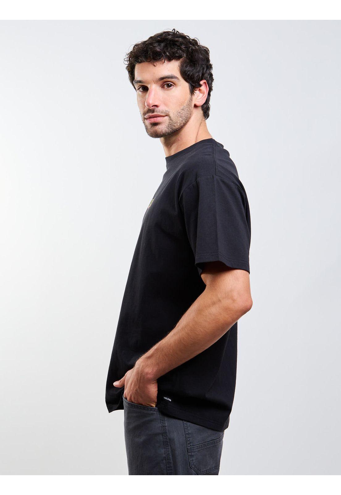 Polera MC Veevo Negro Hombre Volcom-6