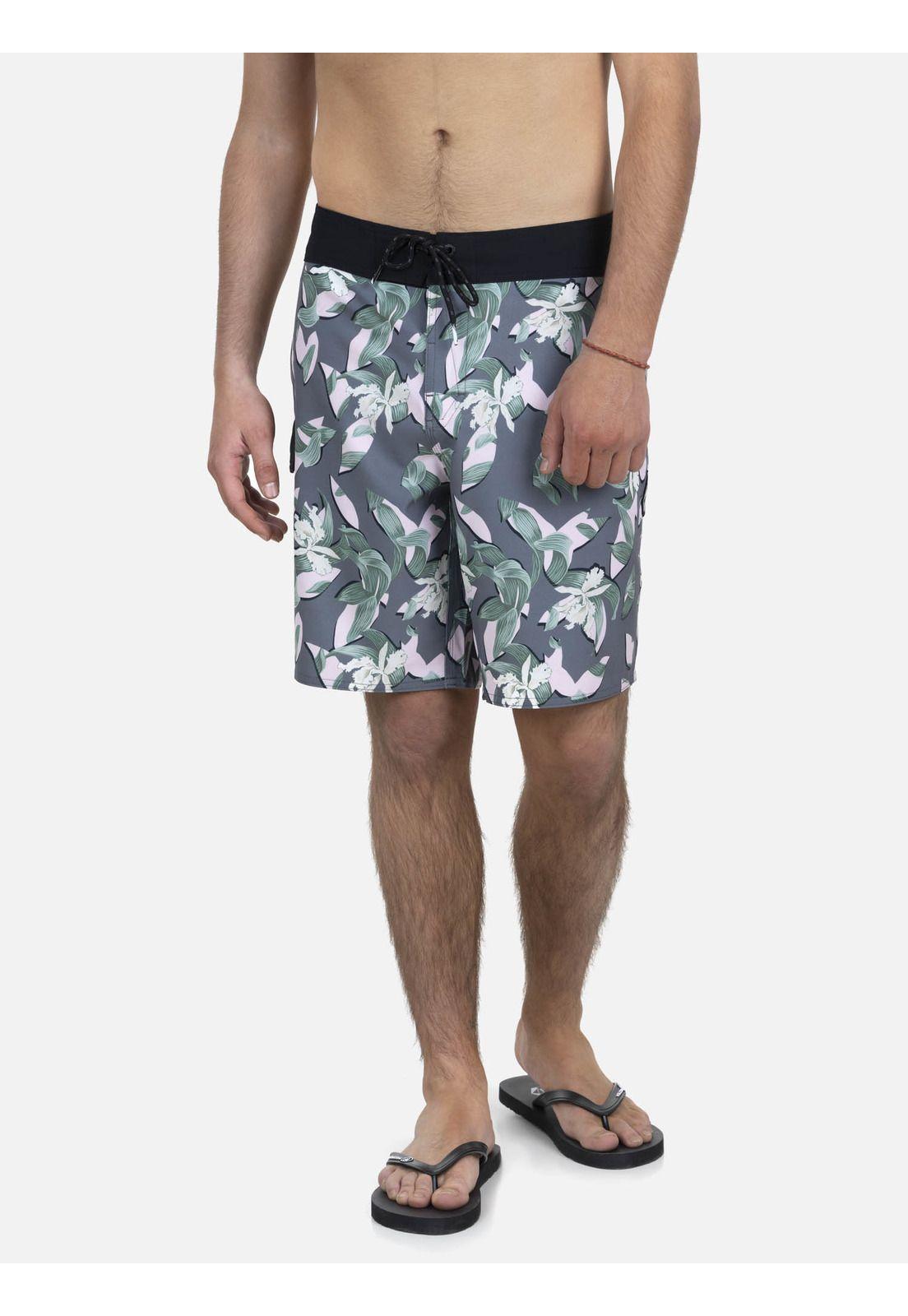 T. Baño Stretch Hombre 7T292-MV22 Gris Volcom-0