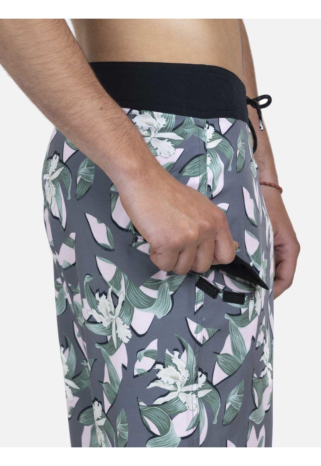 T. Baño Stretch Hombre 7T292-MV22 Gris Volcom-2