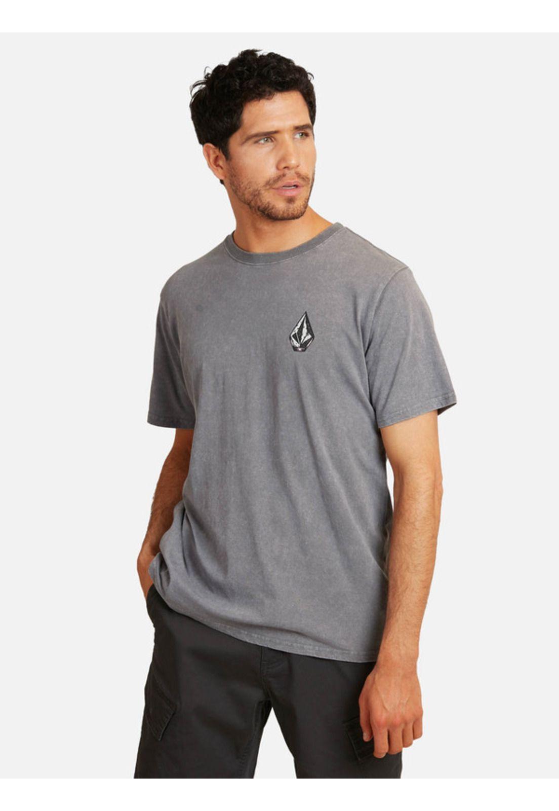 Polera Ranchero Acid Sst Gris Hombre Volcom-0