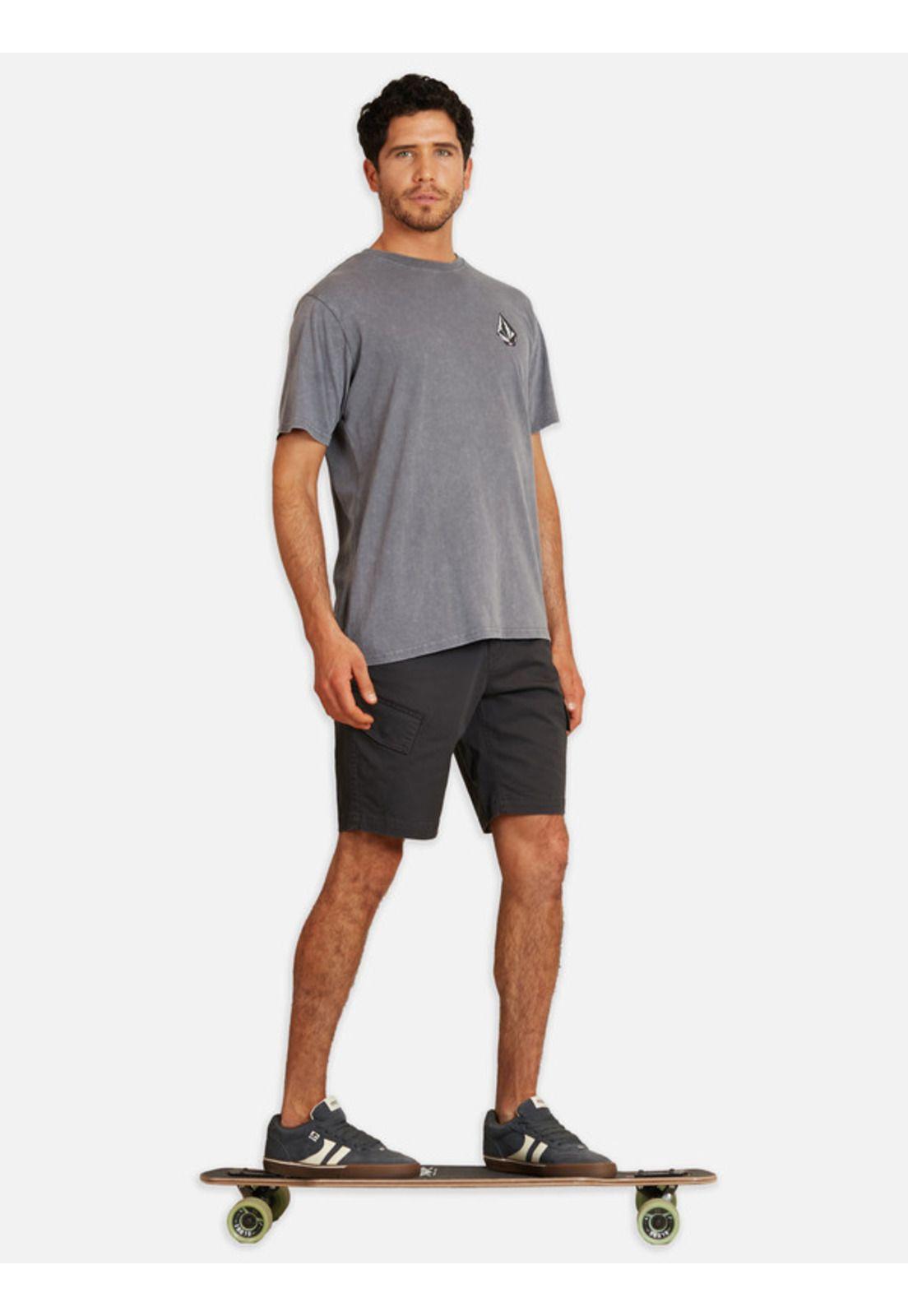 Polera Ranchero Acid Sst Gris Hombre Volcom-4