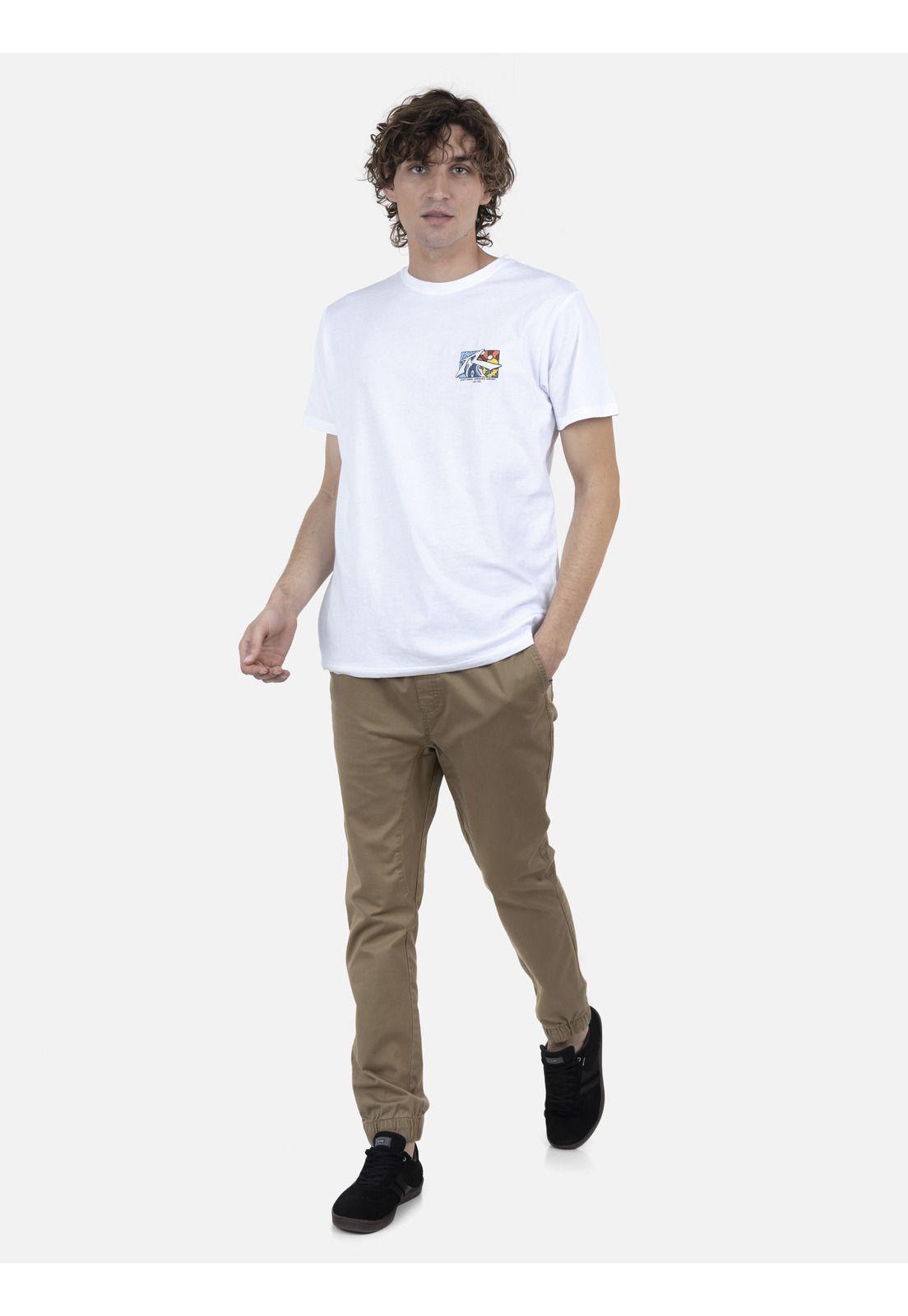 Polera Hombre SUNSET S/S TEE Blanco Rusty-3