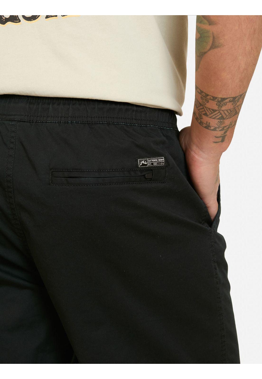 Bermuda Jogger Freeze Negro Hombre Rusty-2