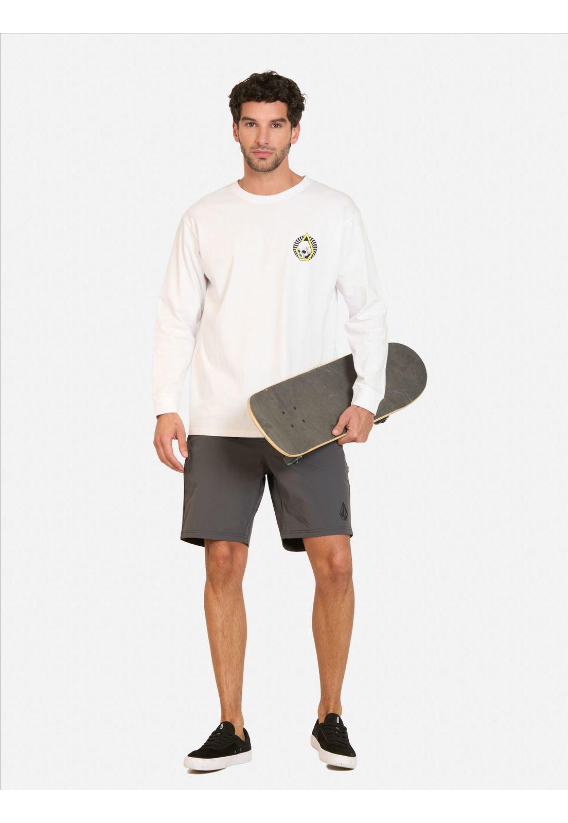 Bermuda Ruina Gris Hombre Volcom-3