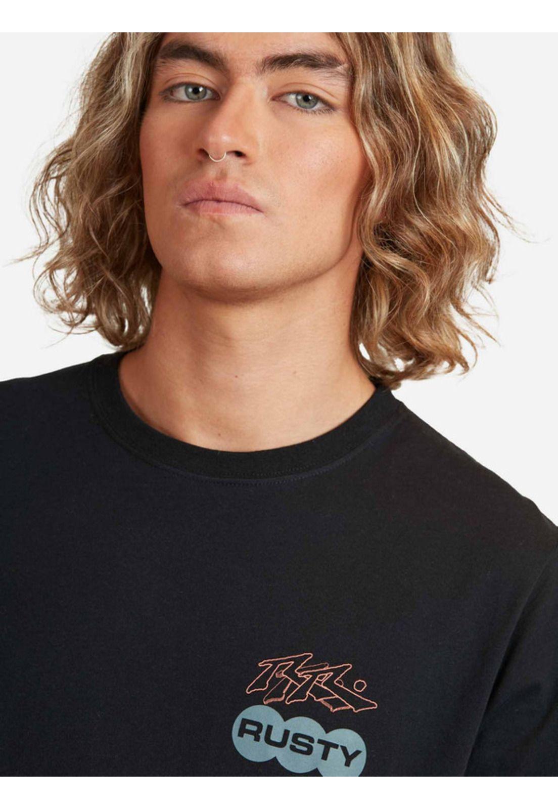 Polera Our Kind Record Sst Gris oscuro Hombre Rusty-3