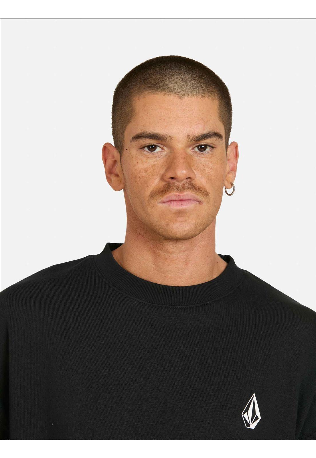Poleron CR Drop Negro Hombre Volcom-2