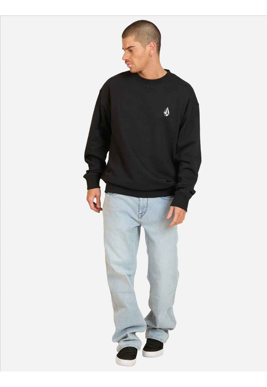Poleron CR Drop Negro Hombre Volcom-3