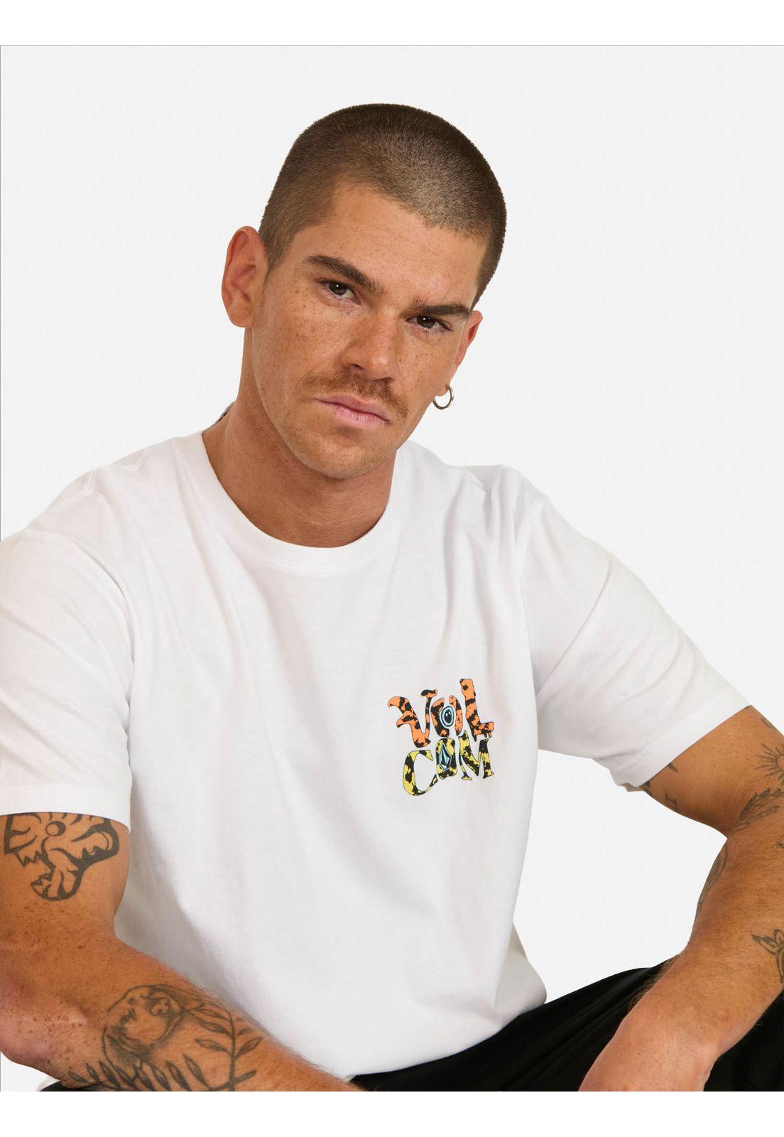 Polera MC Eye Wrap Blanco Hombre Volcom-2