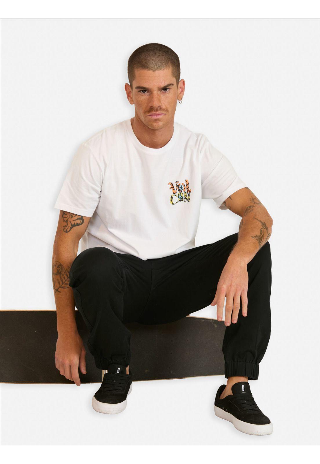 Polera MC Eye Wrap Blanco Hombre Volcom-3