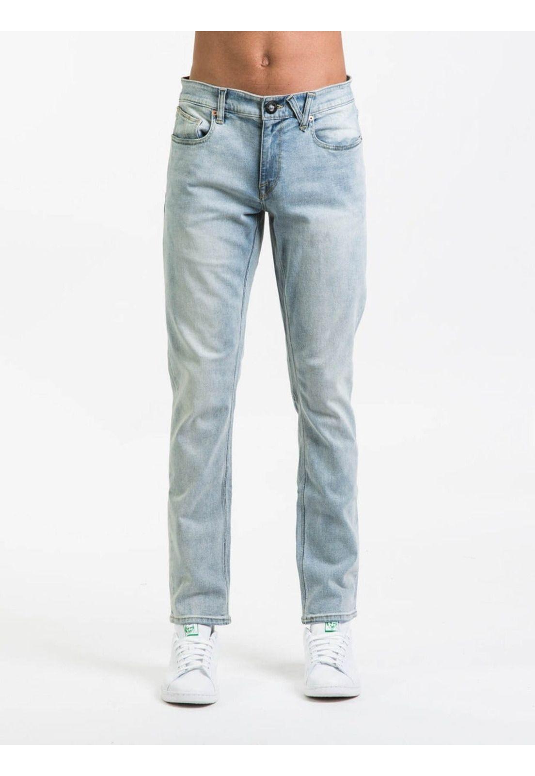 Jeans X Vorta Tapered Fit Celeste Hombre Volcom-2