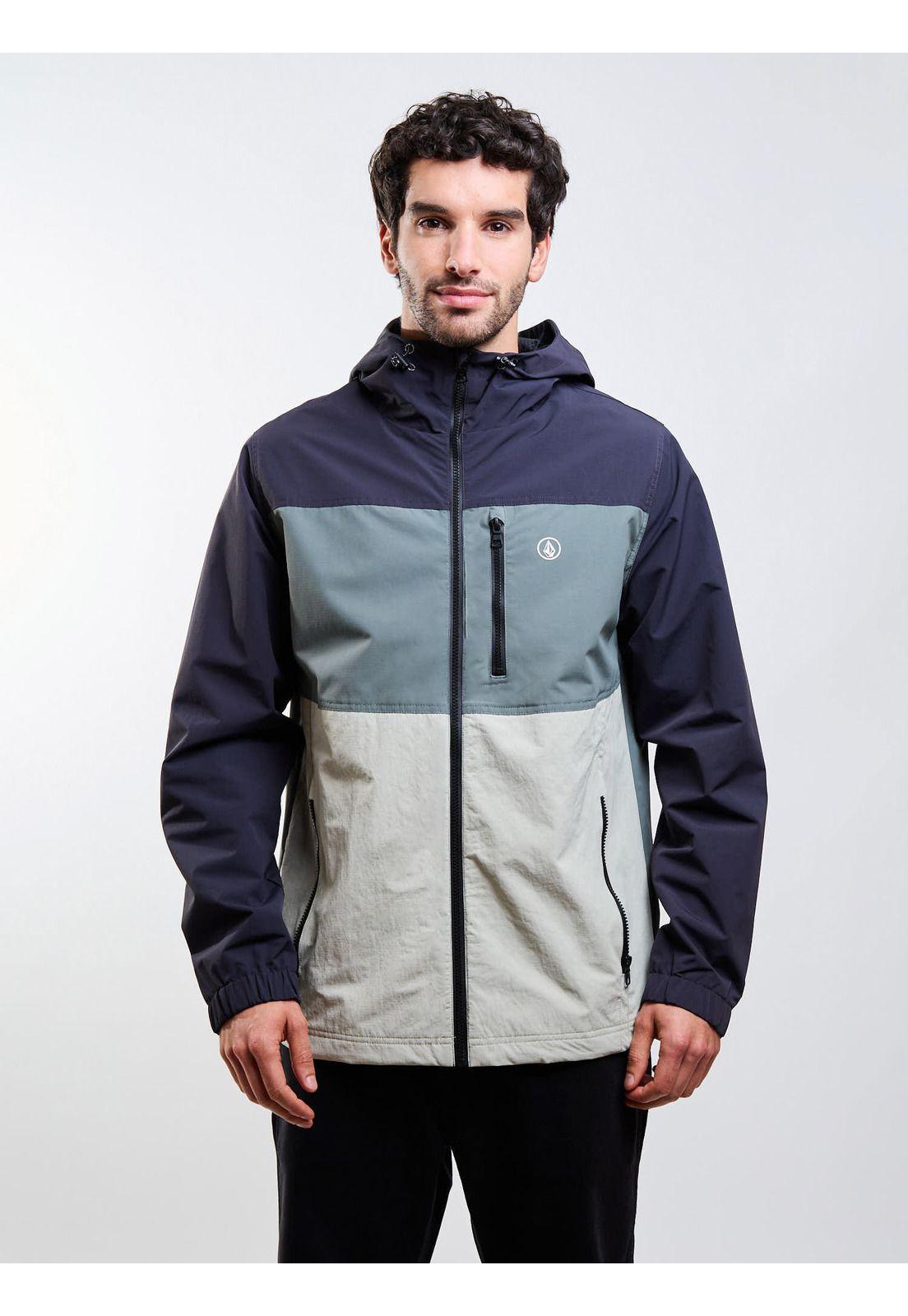 Cortaviento Ripmark Verde Hombre Volcom-0