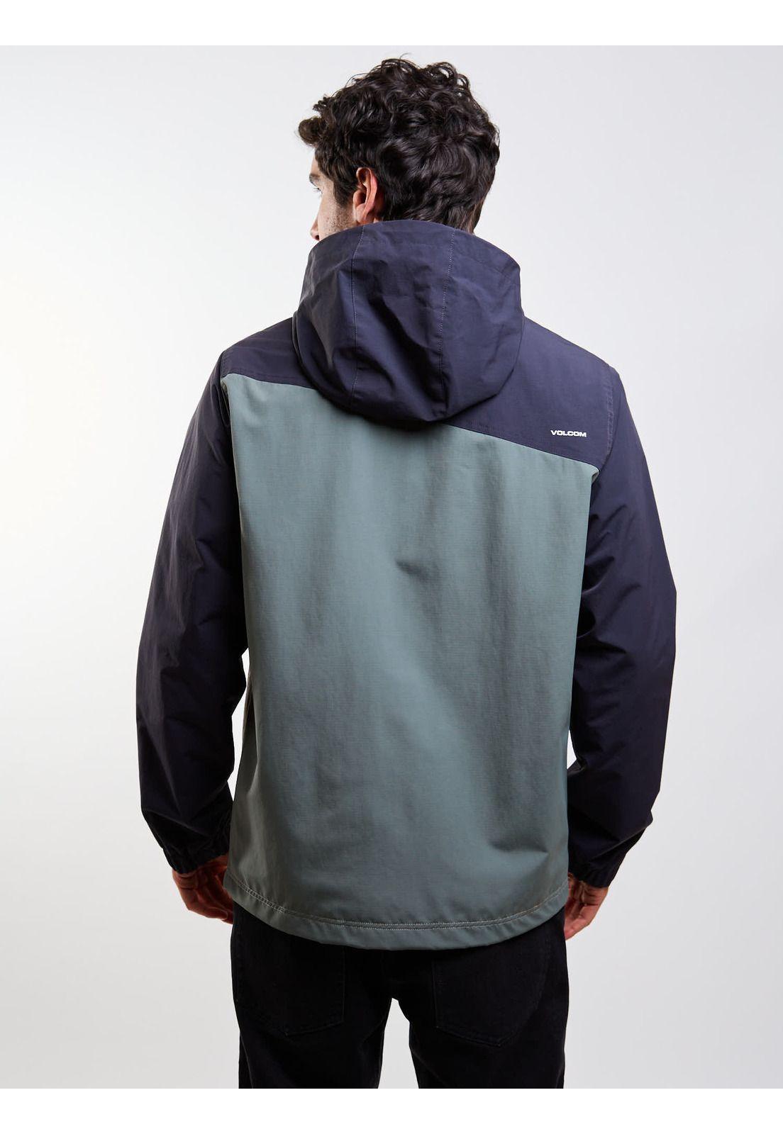 Cortaviento Ripmark Verde Hombre Volcom-1