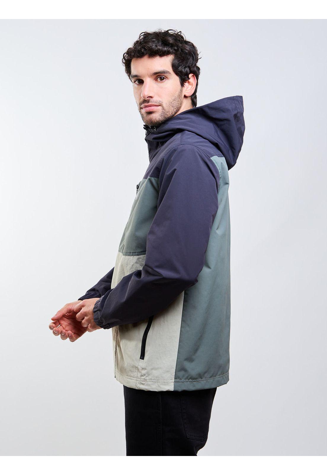 Cortaviento Ripmark Verde Hombre Volcom-2