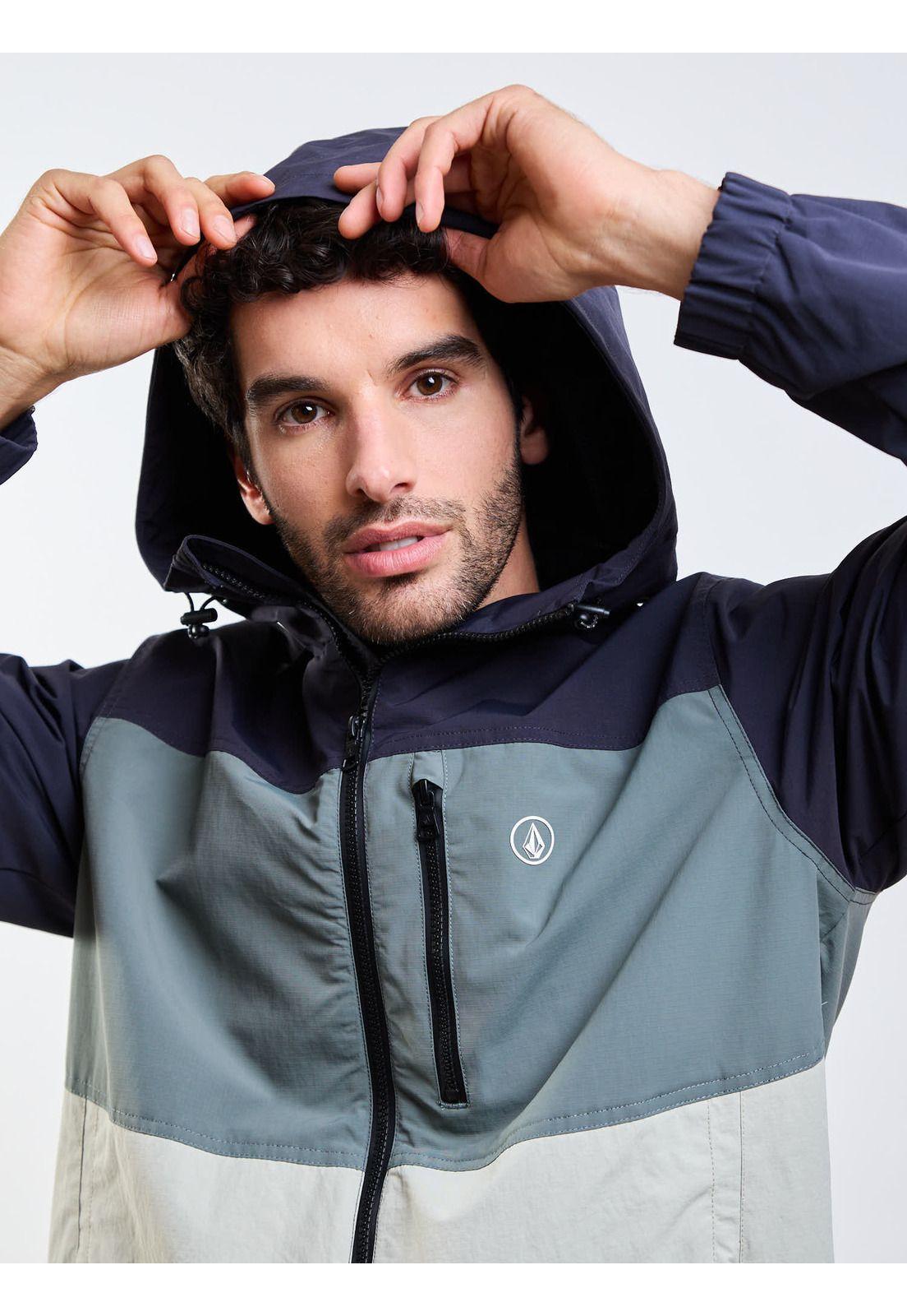 Cortaviento Ripmark Verde Hombre Volcom-4