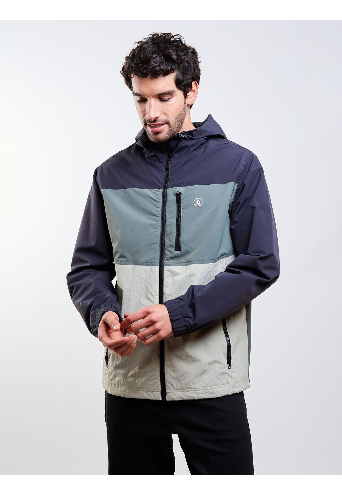 Cortaviento Ripmark Verde Hombre Volcom-7