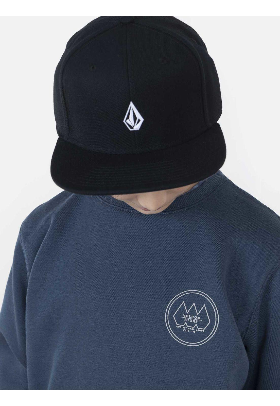 Poleron Juvenil TRISTONE CREW J Azul Volcom-3