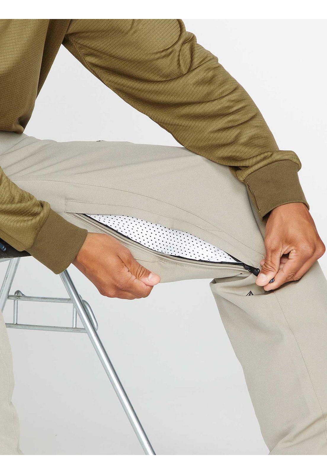 Pantalon Freakin Snow Chino Hombre Cafe Volcom-4