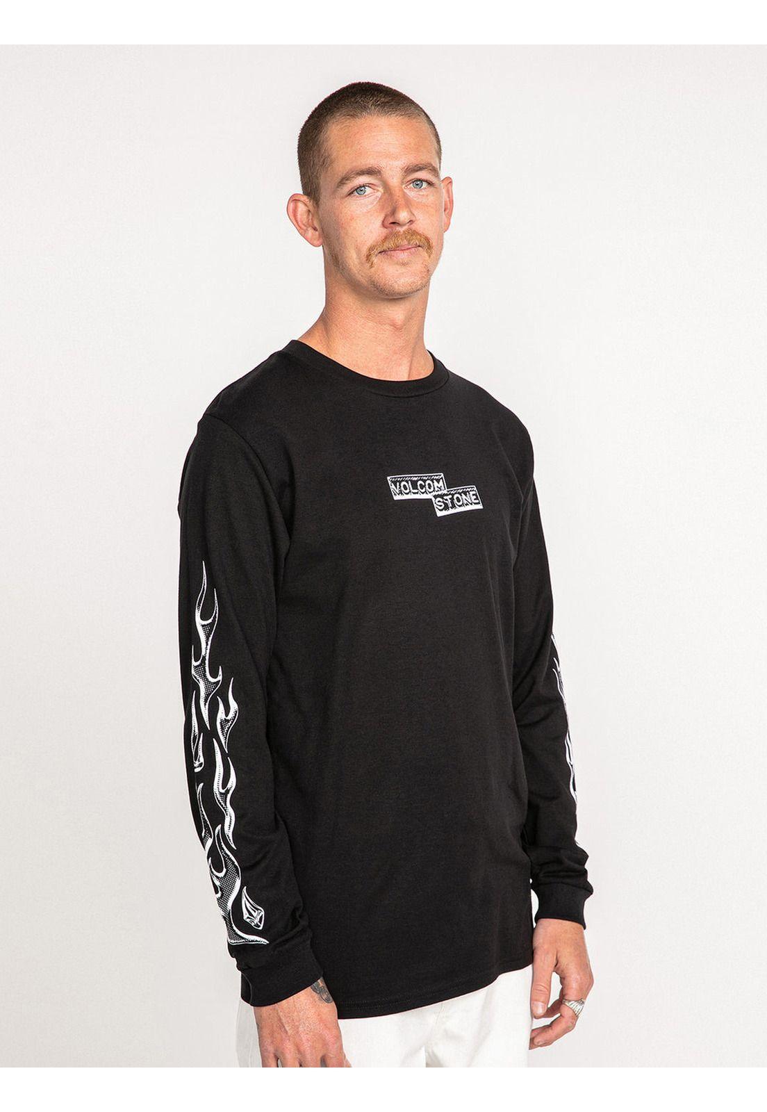 Polera IGNIGHTER LST Hombre Negro Volcom-0