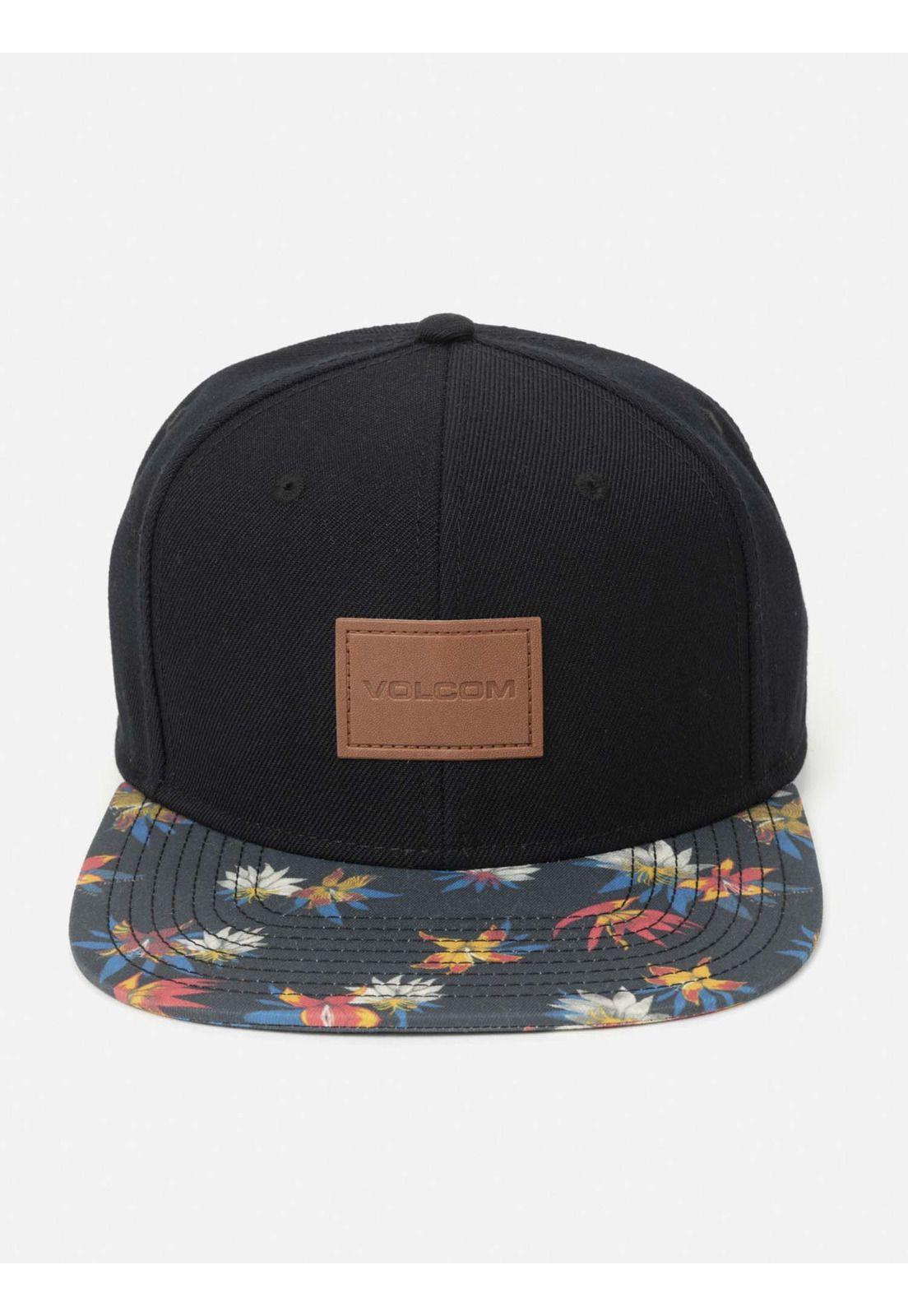 Jockey Warbler Hat Hombre Negro Volcom-1