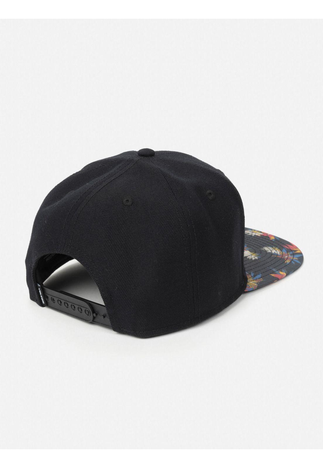 Jockey Warbler Hat Hombre Negro Volcom-2