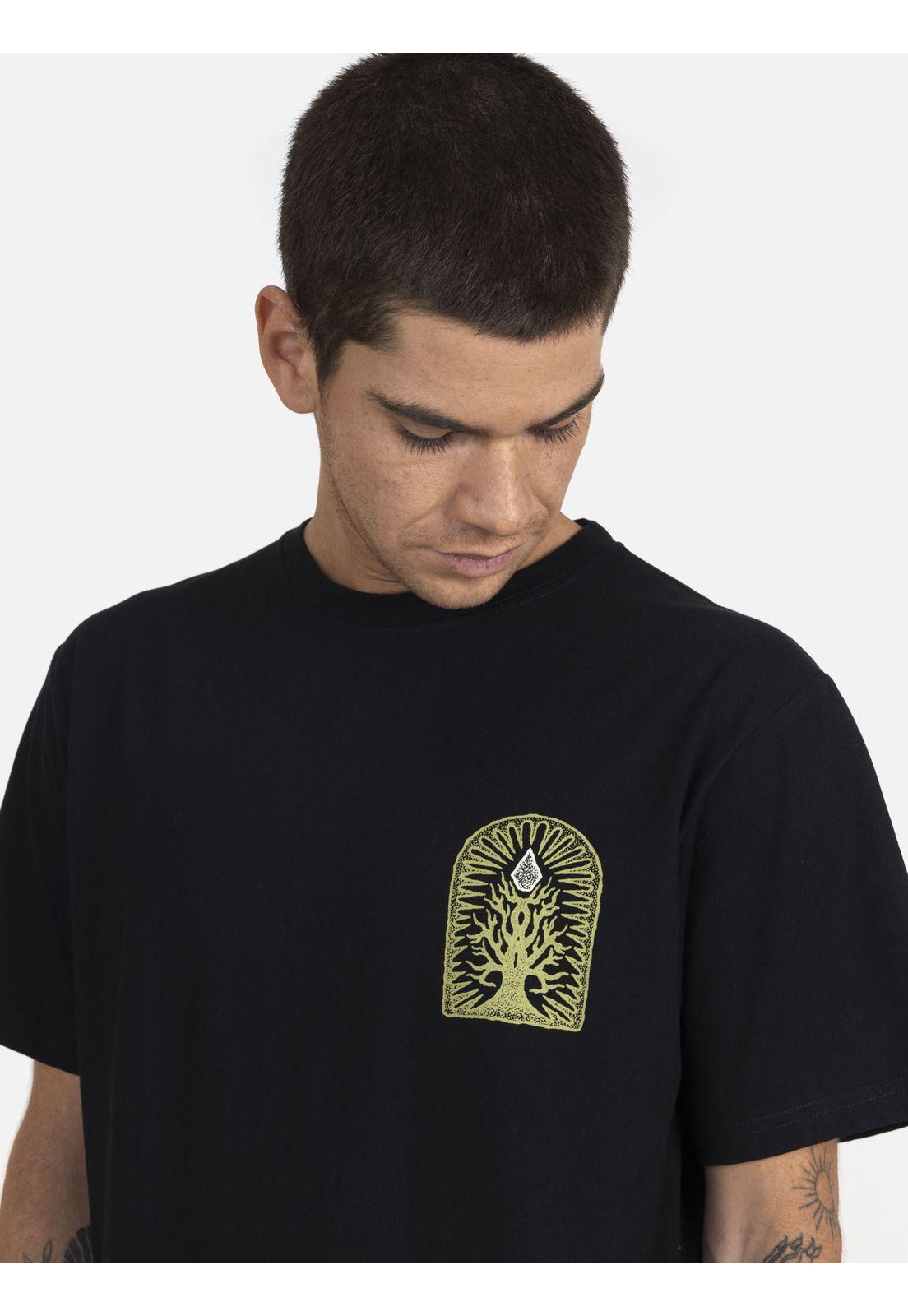 Polera M/C Básica Hombre 7P116-MV22 Negro Volcom-2