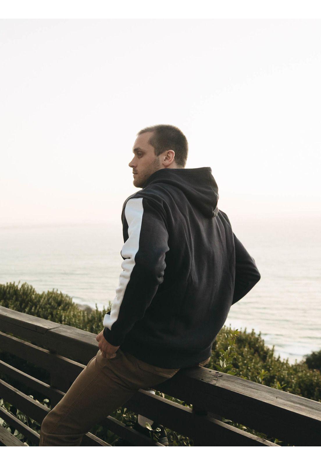 Poleron Canguro Rusty Div. Hoodie Azul Hombre Rusty-2