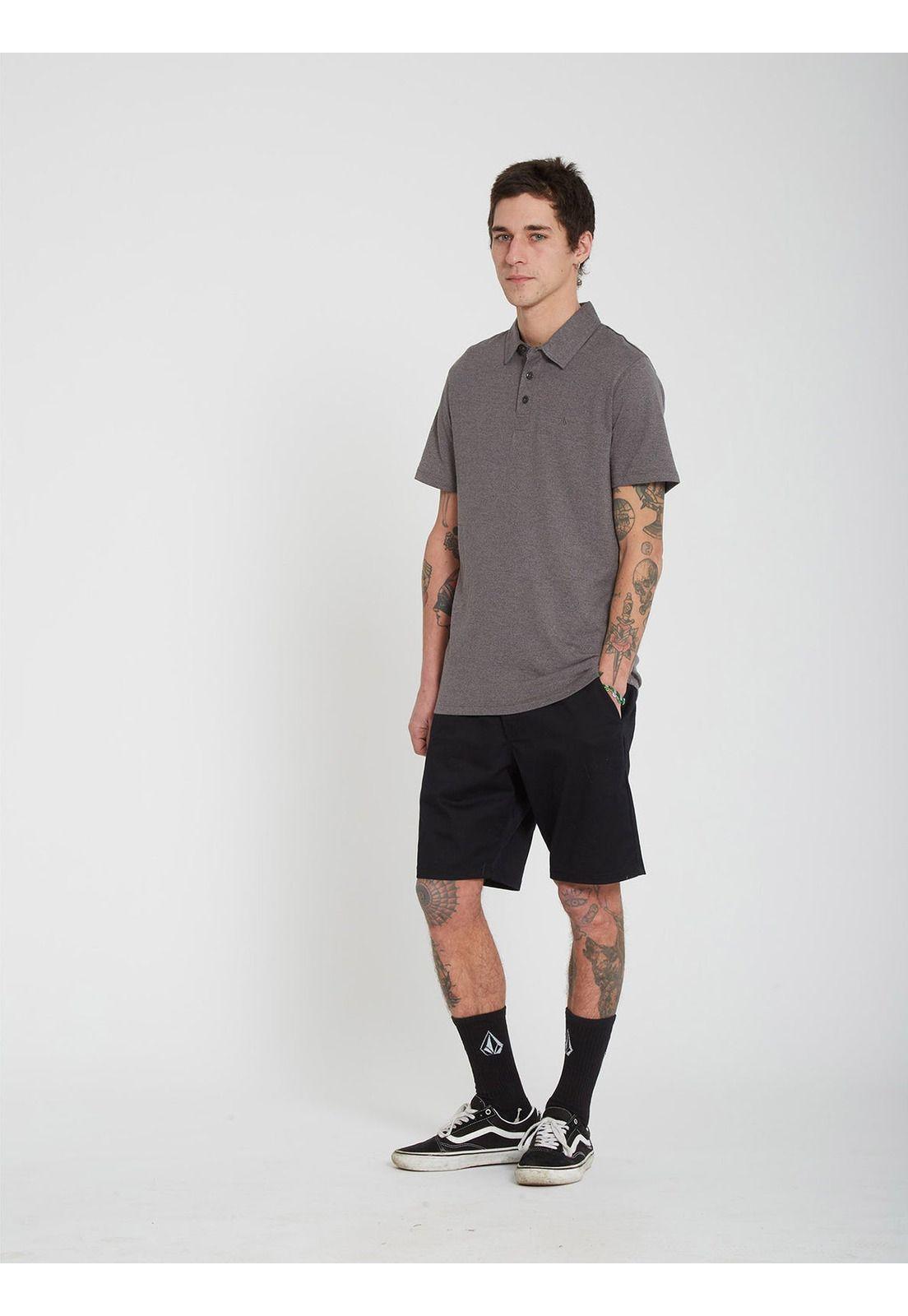 Polera FORZEE PO Hombre Gris Volcom-3