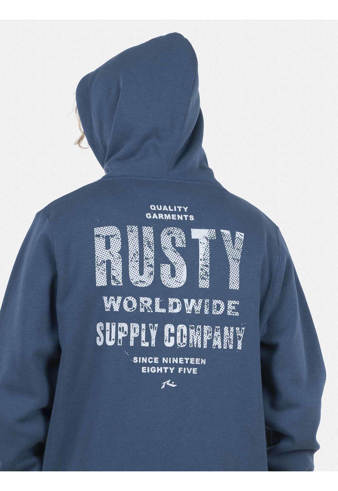 Poleron Hombre SUPPLY Azul Rusty-2