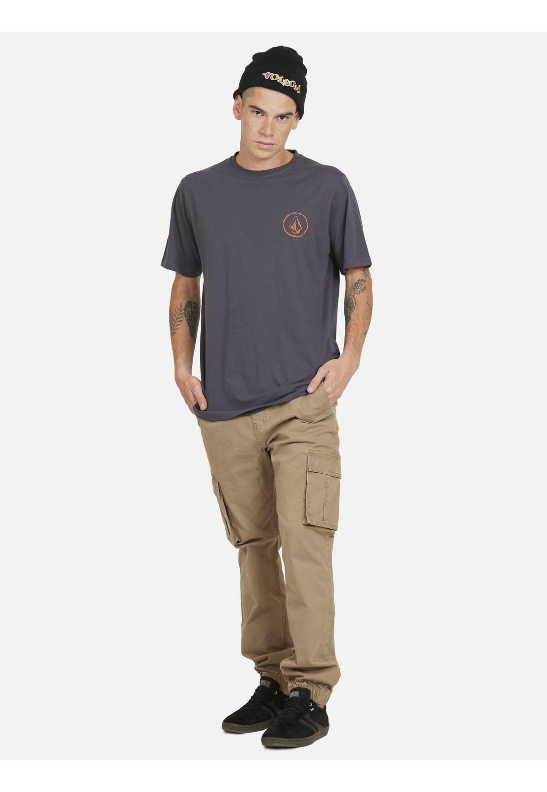 Pantalon JOGGER CARGO FIT Hombre Beige Volcom-3